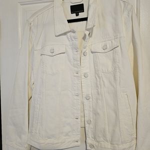 NWT White denim jacket